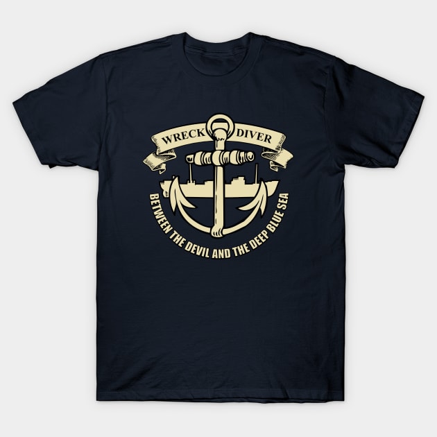 Wreck Diver T-Shirt by TCP